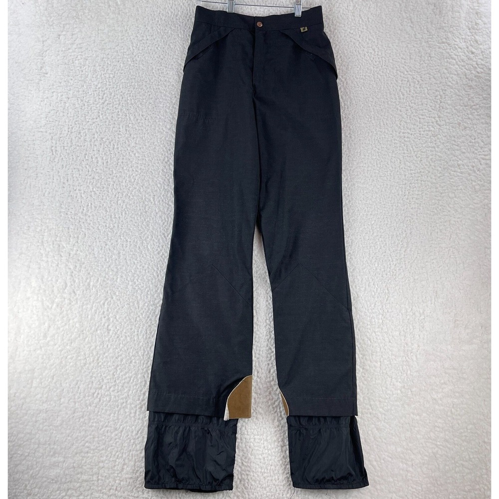 Mother Karen's Vintage Black‎ Shell Ski Pants Womens High-Rise Size 9/10